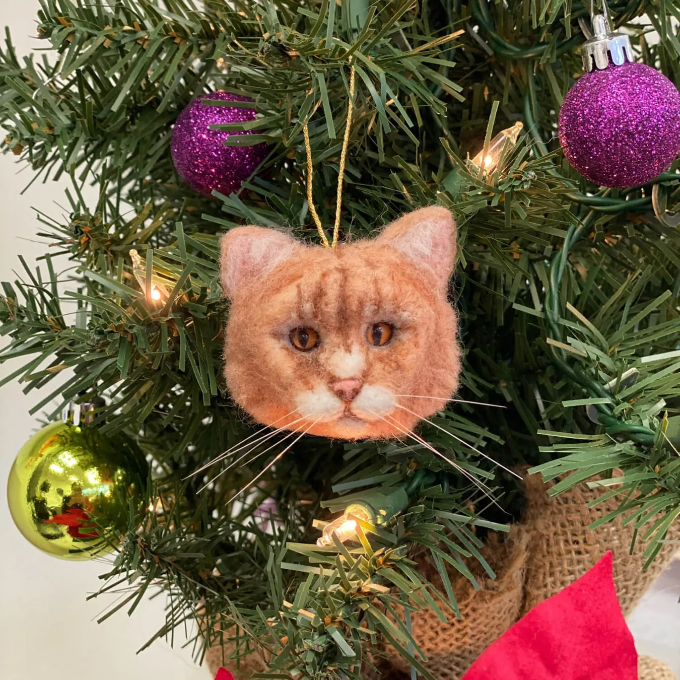 Select to view 'Felted Ornaments of Your Pet' image