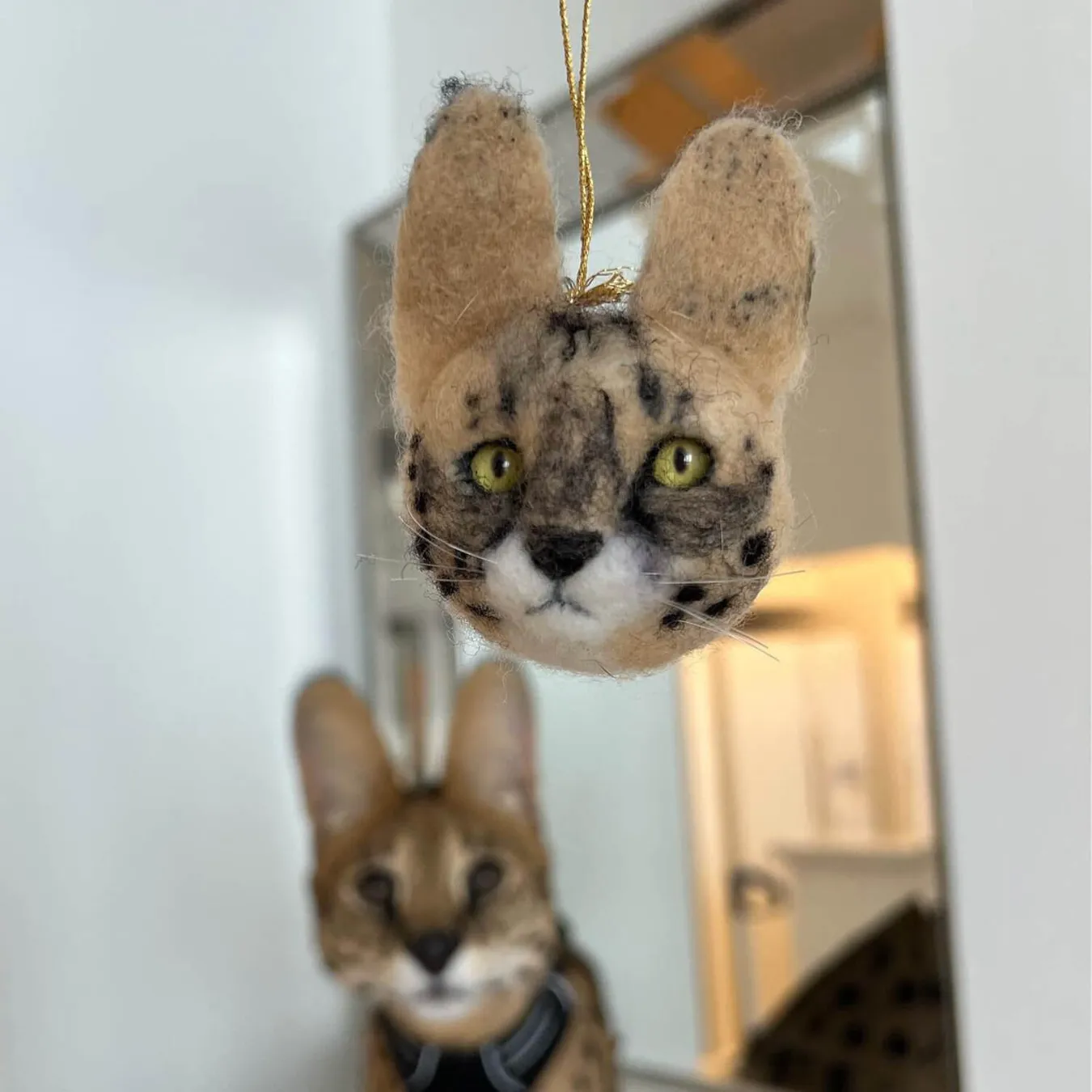 Select to view 'Felted Ornaments of Your Pet' image