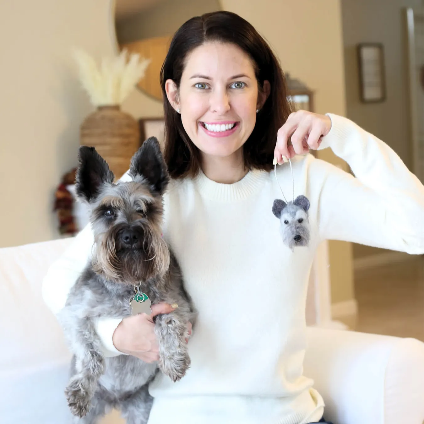 Select to view 'Felted Ornaments of Your Pet' image