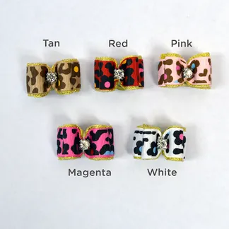 Rhinestone Hair Bow