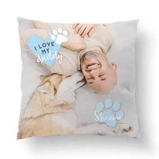 I Love Daddy Pillow